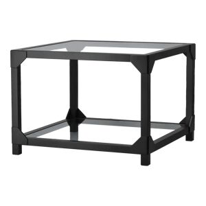 Gärsnäs Table Basse Bleck 75x75 cm verre Hêtre - teinture noire - Publicité