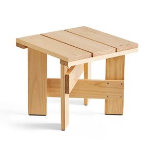 HAY Crate Low Table 45x45x40 cm pin laqué Water-based lacquered pinewood - Publicité