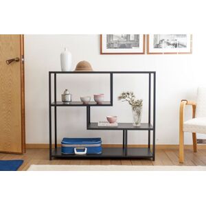 PIB Console scandinave metallique noire Duvignac