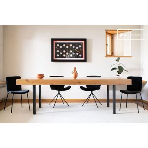 PIB Grande table de repas en bois clair Avesta