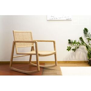 PIB Rocking chair en cannage Aksel