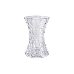 KARTELL Tabouret - STONE Diam 30cm x H 45cm Polycarbonate Cristal - Publicité