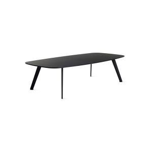 Table basse - SOLAPA Fenix 58x118 Noir L 118cm x P 58cm x H 30cm Plateau Fenix® mat, Pieds fibre de verre et polypropylène