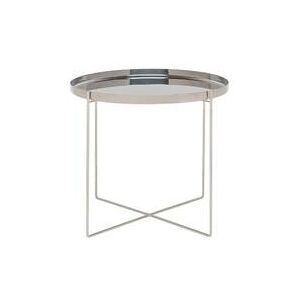 Table d'appoint guéridon - CM05 HABIBI Ø 57 x H 47 Acier inoxydable Diam 57cm x H 47cm Inox