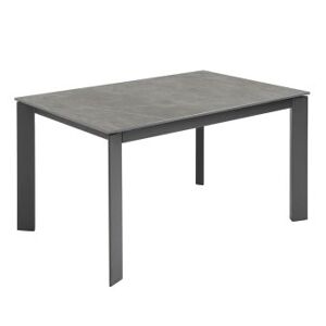 Viadurini Living Table extensible jusqu'Ã  190 cm en cÃ©ramique, mÃ©lamine et mÃ©tal - Sara