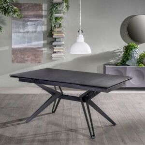 Viadurini Living Table extensible jusqu'Ã  240 cm en cÃ©ramique et mÃ©tal - Bouquet
