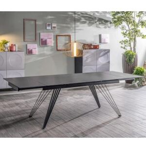 Viadurini Living Table extensible jusqu'Ã  240 cm en cÃ©ramique et mÃ©tal - Bouquet