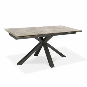 Viadurini Living Table Ã  manger extensible jusqu'Ã  240 cm en mÃ©tal et cÃ©ramique - Laryssa