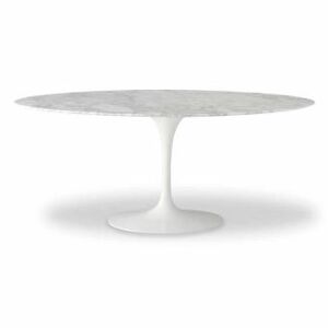 Viadurini Living Table Ã  manger avec plateau ovale en marbre fabriquÃ© en Italie - Superbe - Publicité