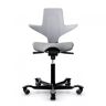 HÅG Capisco Puls 8020 - Chaise de bureau ergonomique pour une assise active, Couleur Gris, Piètement  Noir, Vérin 200 mm, Repose-pieds Sans