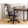 Mobistoxx Chaise de bureau ANGELINA gris clair