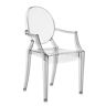 KARTELL chaise LOUIS GHOST (Fumé clair - Polycarbonate 2.0 à partir de matière première renouvelable)