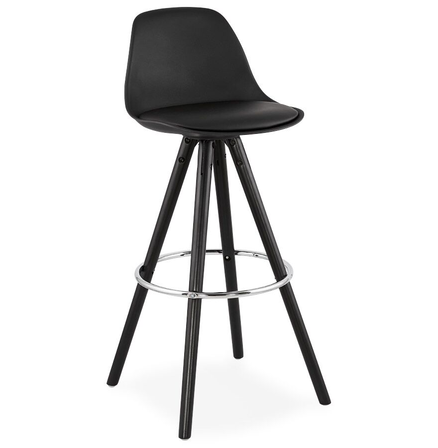 Tabouret de bar design 'MISTIK' noir