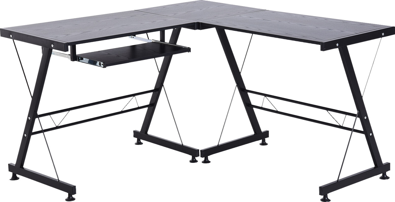 HOMCOM Table pliante table bureau table de bureau à roulettes table  informatique