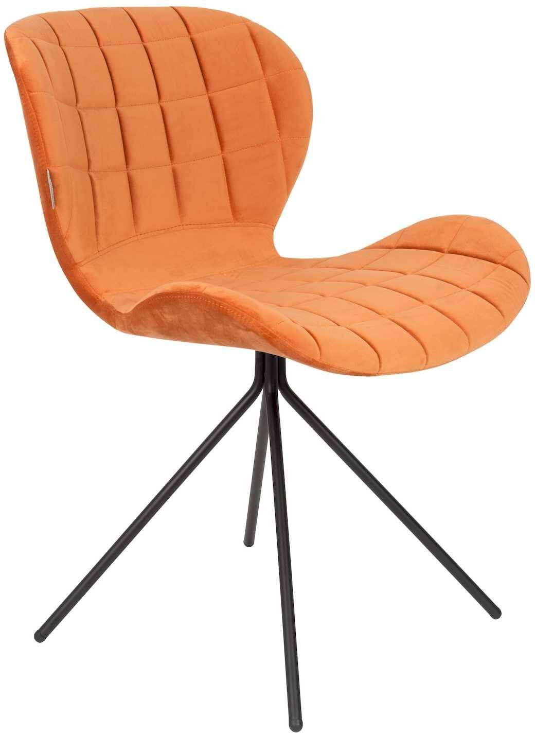 Zuiver Chaise OMG velours Orange