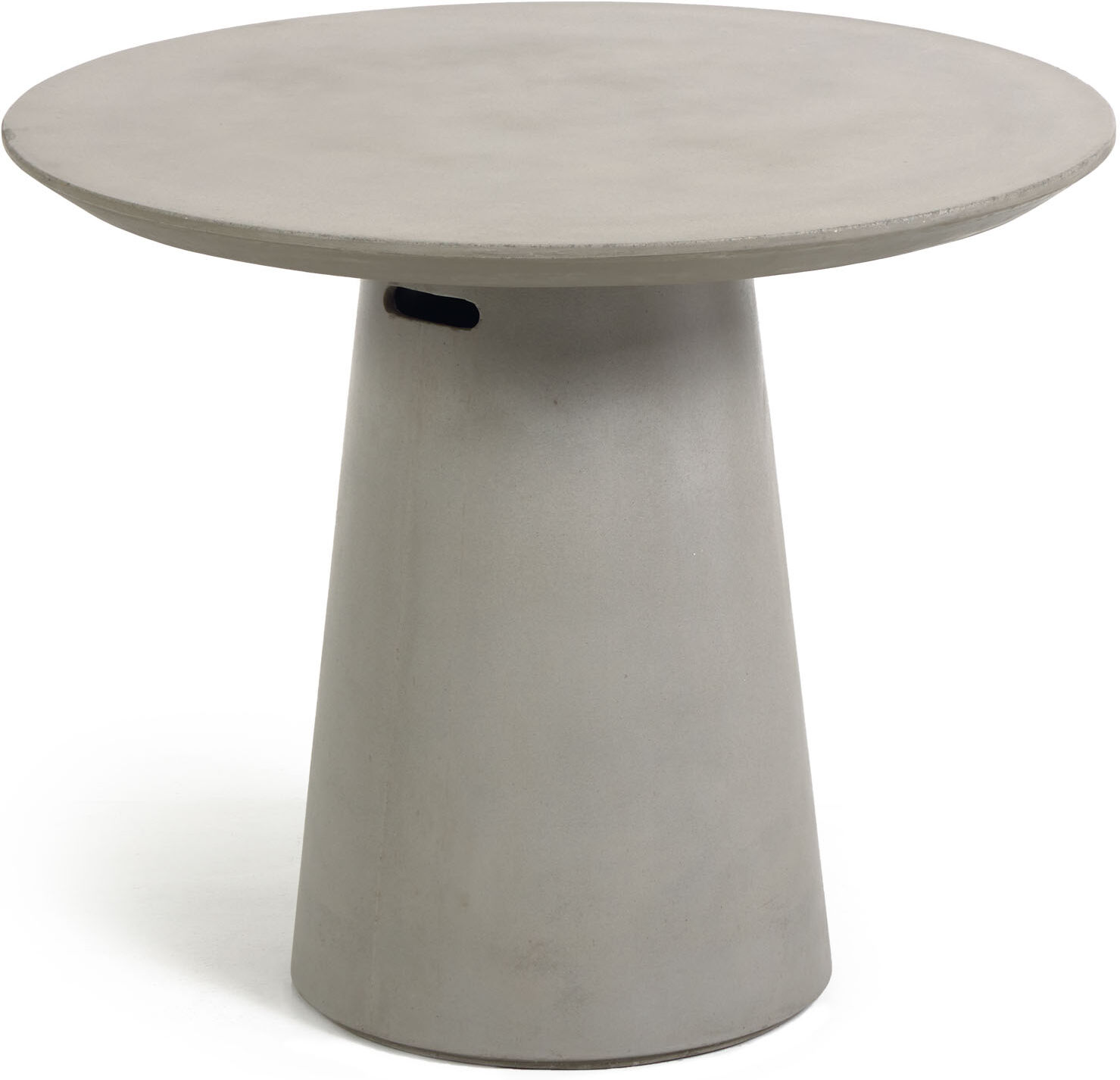 Kave Home Itai cement table, Ø 90 cm