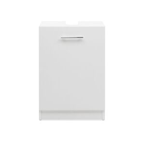 Toscohome Base sottolavello 38x55h cm in legno colore bianco con anta reversibile