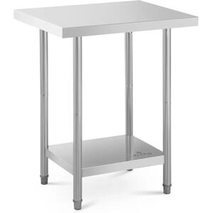 Royal Catering Tavolo acciaio inox - 76 x 61 cm -  - 400 kg di capacità di carico RCSSCB-76X61-E