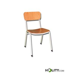 Sedia Scuola In Laminato Altezza 38 Cm H172_102