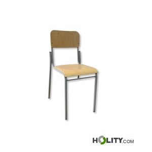 Sedia Scuola In Legno Altezza 46 Cm H172_95