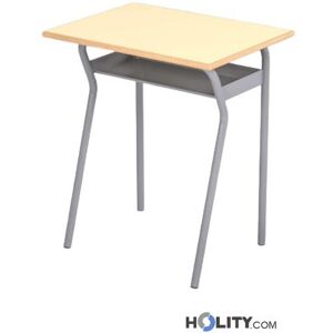 Banco Scuola Con Sottopiano In Lamiera Altezza 59 Cm H18_33