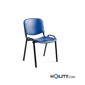 Sedia Per Conferenze Impilabile Con Seduta In Plastica H34409