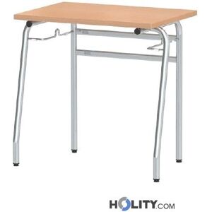 Banco Scuola Monoposto Impilabile Altezza 64 Cm H558_02