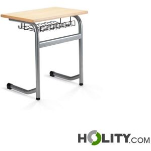 Banco Scuola Singolo Con Griglia Altezza 76 Cm H674_52