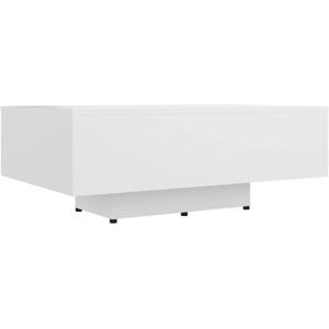 vidaXL Tavolino da Salotto Bianco 85x55x31 cm in Legno Multistrato