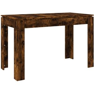 vidaXL Tavolo da Pranzo Rovere Fumo 120x60x76 cm Legno Multistrato