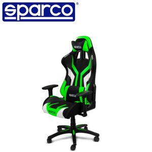 Sparco Sedia Poltrona Gaming Ufficio Modello Torino Colore Verde Fluo - 00999nrvf