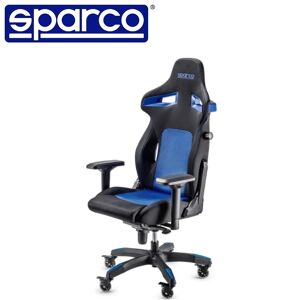 Sparco Sedia Poltrona Gaming Ufficio Modello Stint Colore Nero/azzurra - 00988nraz