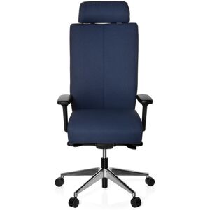 hjh OFFICE PRO-TEC XXL tessuto - Sedia da ufficio professionale Blu