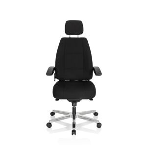 hjh OFFICE 24 HOURS I - Sedia girevole XXL  Nero