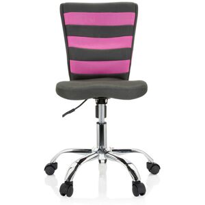 hjh OFFICE KIDDY COMFORT I - Sedia girevole per bambini Grigio / rosa