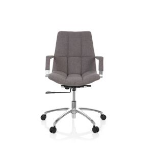 hjh OFFICE SARANTO tessuto - Sedia Home Office Grigio scuro