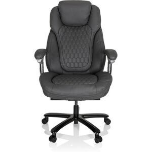 hjh OFFICE XXL PULLMANN similpelle - Sedia girevole XXL  Grigio opaco