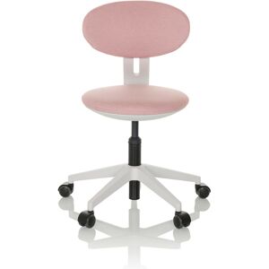 hjh OFFICE MINIMOVO - Sedia girevole per bambini Rosa