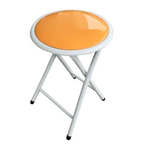 Milani Home Sgabello Slim Arancione Per Interno Sala Da Pranzo Salotto Cucina Ufficio Arancione 30 x 45 x 30 cm