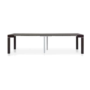 Milani Home Tavolo Da Pranzo Moderno Di Design Allungabile A Consolle Cm 110x50/100/150/200 Grigio scuro 110 x 75 x 50 cm