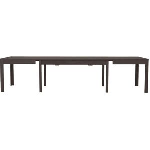 Milani Home Tavolo Da Pranzo Moderno Di Design Allungabile In Rovere 90x160/203/246/289/332 Marrone 160 x 75 x 90 cm