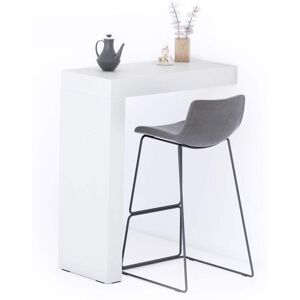 Mobili Fiver Penisola Evolution 90x40, Bianco Frassino