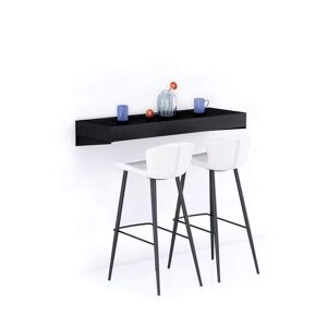 Mobili Fiver Mensolone Da Bar Evolution 120x40, Nero Frassino