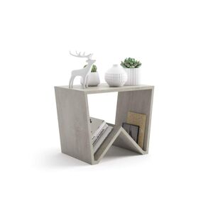 Mobili Fiver Tavolino da salotto Emma, Grigio Cemento