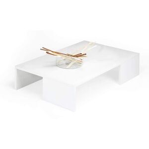 Mobili Fiver Tavolino da salotto, Rachele, Bianco Frassino