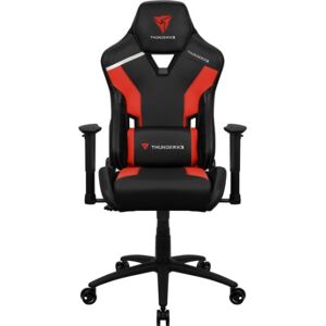 ThunderX3 TC3 Sedia per gaming universale Seduta imbottita Nero, Rosso (TC3BR)