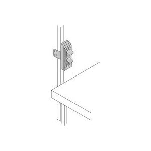 ratioform Tavolo da imballo System, doppia presa, con cavo alim., 60 x 45 x 195 mm, nero