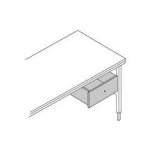 ratioform Tavolo da imballo System, cassetto, acciaio, 460 x 495 x 120 (interno) mm, nero