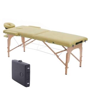 Lettino pieghevole in legno altezza regolabile per massaggi massaggio estetista con borsa