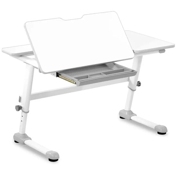 fromm & starck scrivania per bambini regolabile in altezza - 120 x 66 cm - 0 - 50 ° inclinabile - altezza: 600-760 mm - con cassetto star_lds_14